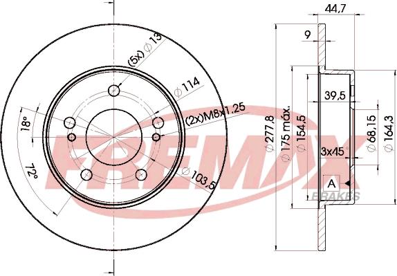 FREMAX BD-5059 - Discofreno autozon.pro