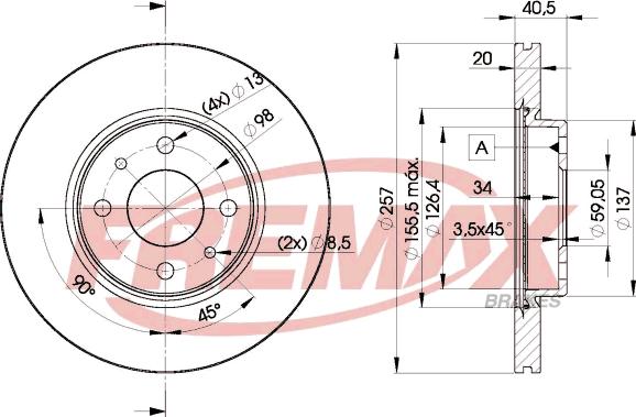 FREMAX BD-5056 - Discofreno autozon.pro