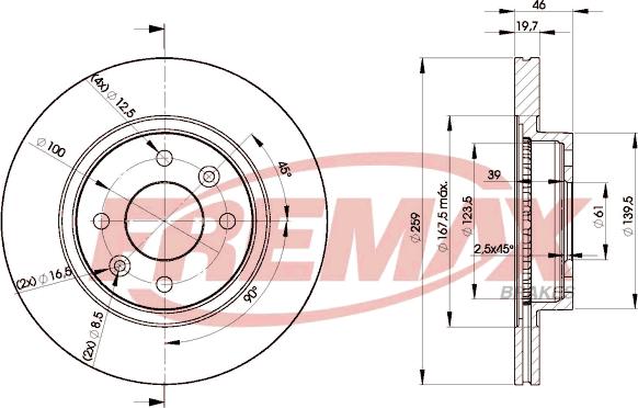 FREMAX BD-5081 - Discofreno autozon.pro