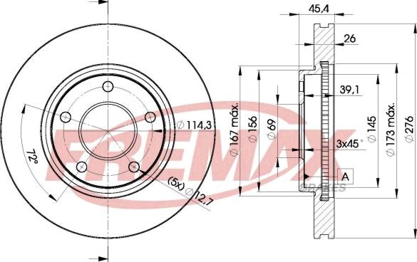 FREMAX BD-5399 - Discofreno autozon.pro