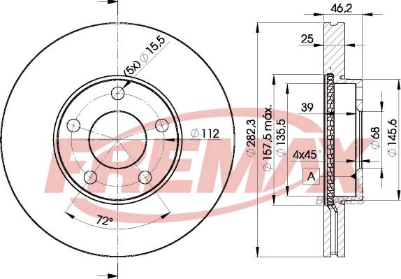 FREMAX BD-5306 - Discofreno autozon.pro