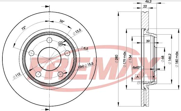 FREMAX BD-5301 - Discofreno autozon.pro