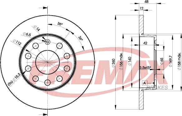 FREMAX BD-5310 - Discofreno autozon.pro