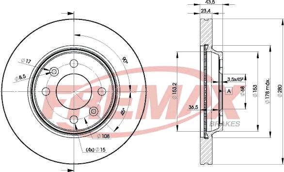 FREMAX BD-6962 - Discofreno autozon.pro