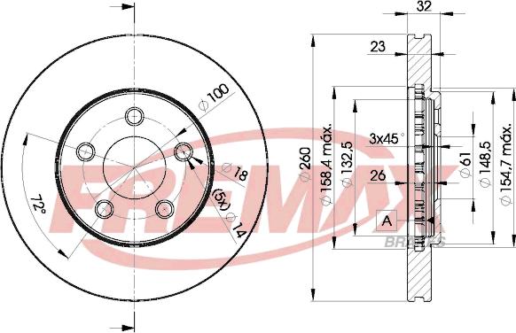 FREMAX BD-6935 - Discofreno autozon.pro