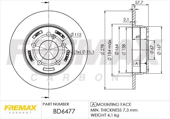 FREMAX BD-6477 - Discofreno autozon.pro