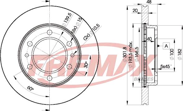 FREMAX BD-6004 - Discofreno autozon.pro