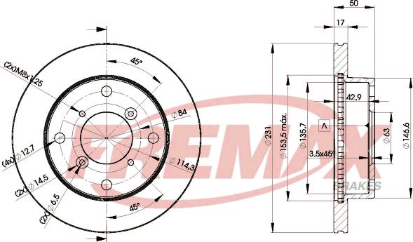 FREMAX BD-6030 - Discofreno autozon.pro