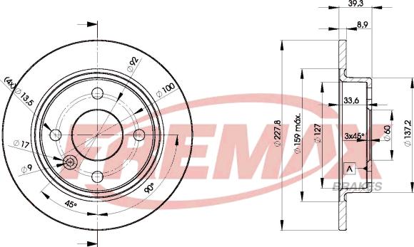 FREMAX BD-6165 - Discofreno autozon.pro