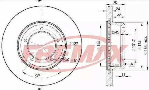 FREMAX BD-0902 - Discofreno autozon.pro