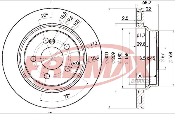 FREMAX BD-0910 - Discofreno autozon.pro