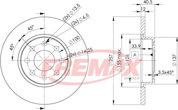 FREMAX BD-0918 - Discofreno autozon.pro