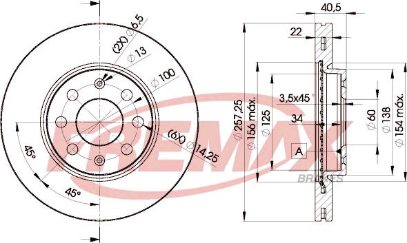 FREMAX BD-0920 - Discofreno autozon.pro