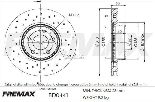 FREMAX BD-0441 - Discofreno autozon.pro