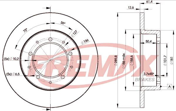 FREMAX BD-0461 - Discofreno autozon.pro