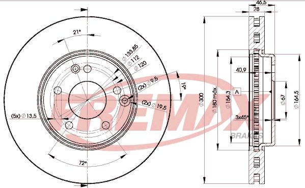 FREMAX BD-0411 - Discofreno autozon.pro