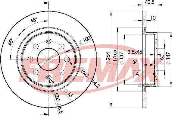 FREMAX BD-0592 - Discofreno autozon.pro