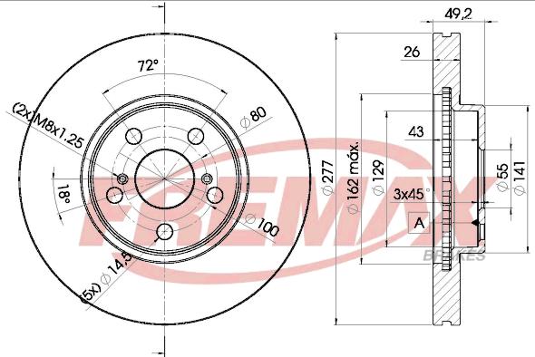 FREMAX BD-0504 - Discofreno autozon.pro