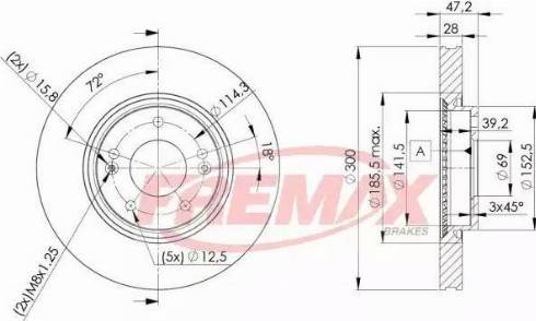 FREMAX BD-0580 - Discofreno autozon.pro