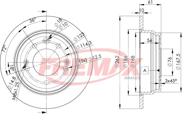 FREMAX BD-0581 - Discofreno autozon.pro