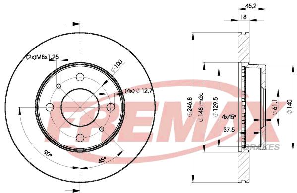 FREMAX BD-0602 - Discofreno autozon.pro