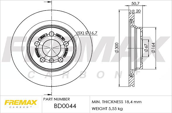 FREMAX BD-0044 - Discofreno autozon.pro