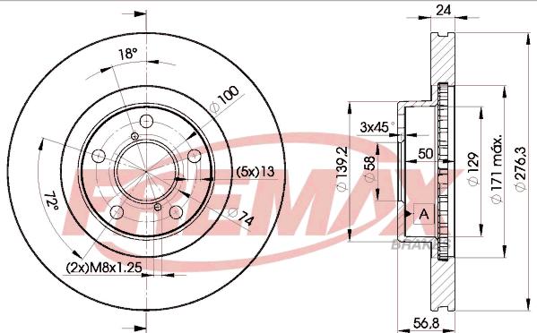 FREMAX BD-0033 - Discofreno autozon.pro