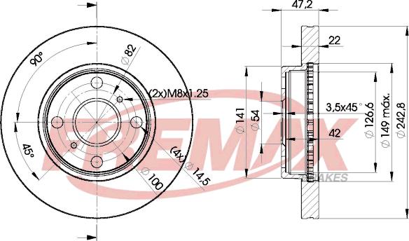 FREMAX BD-0110 - Discofreno autozon.pro