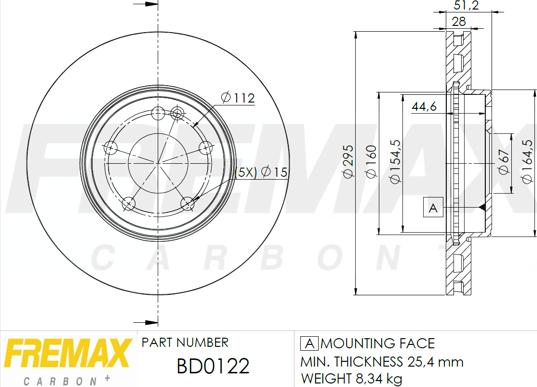 FREMAX BD-0122 - Discofreno autozon.pro