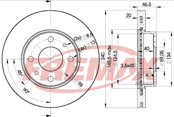 FREMAX BD-0178 - Discofreno autozon.pro