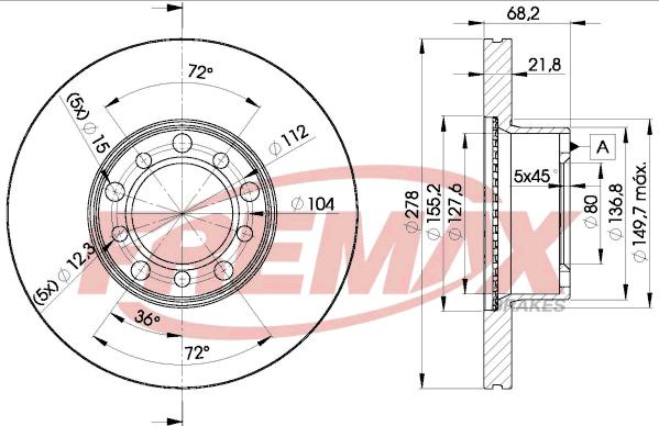 FREMAX BD-0172 - Discofreno autozon.pro