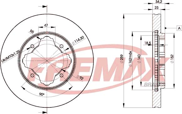 FREMAX BD-0836 - Discofreno autozon.pro