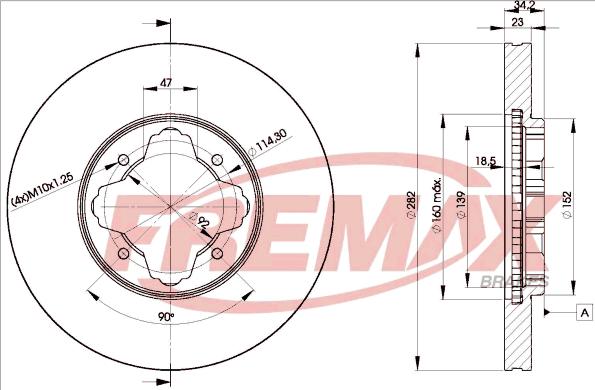 FREMAX BD-0837 - Discofreno autozon.pro