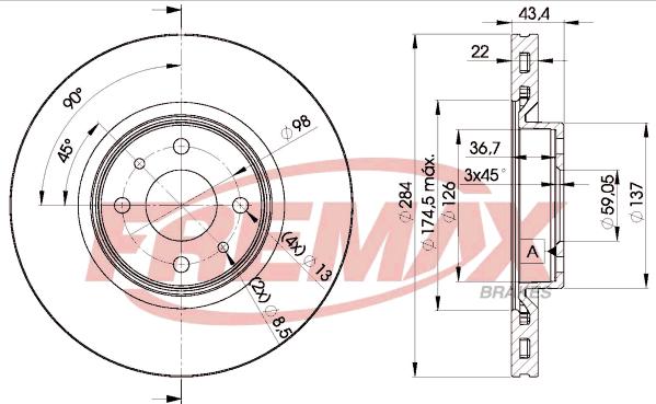 FREMAX BD-0356 - Discofreno autozon.pro