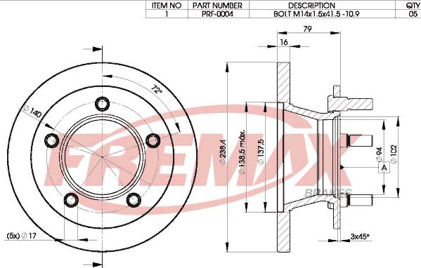 FREMAX BD-0372 - Discofreno autozon.pro