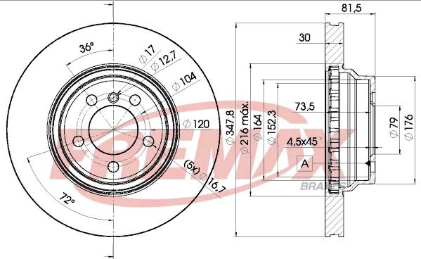 FREMAX BD-0267 - Discofreno autozon.pro