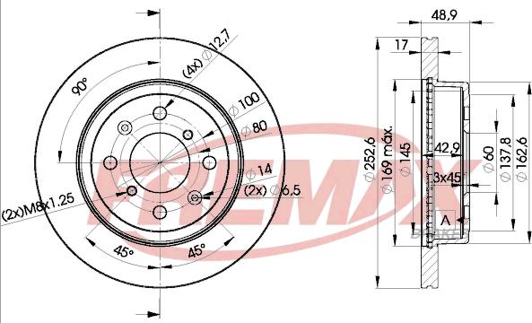 FREMAX BD-0715 - Discofreno autozon.pro