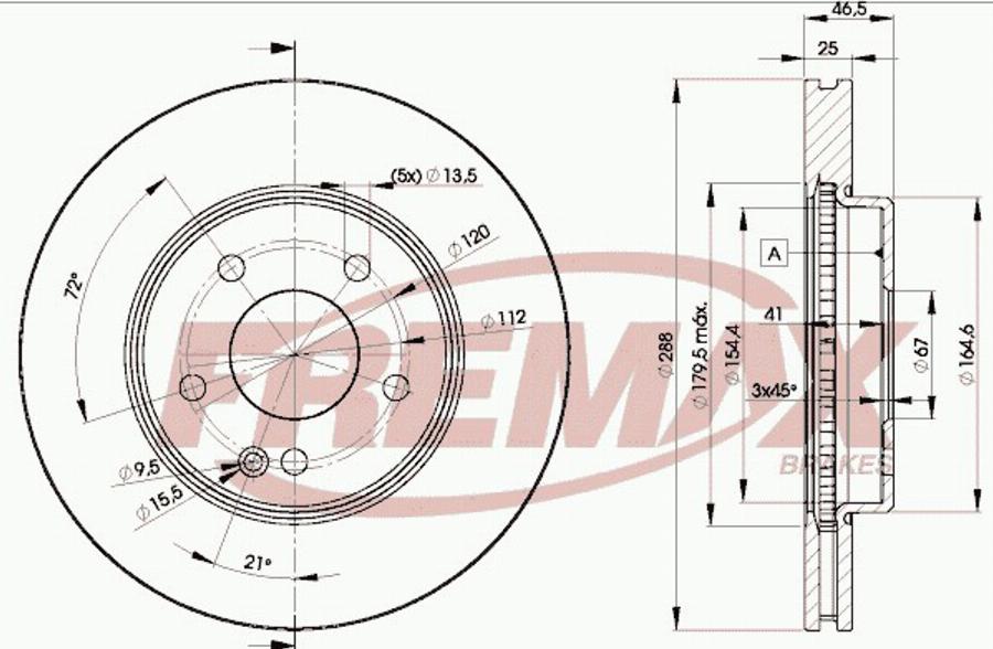 FREMAX BD0712 - Discofreno autozon.pro