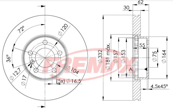 FREMAX BD-1985 - Discofreno autozon.pro