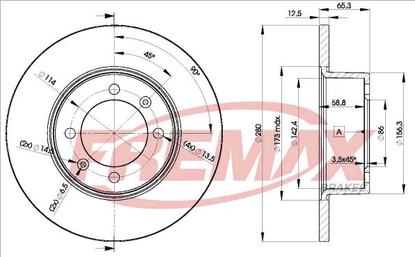 FREMAX BD-1981 - Discofreno autozon.pro