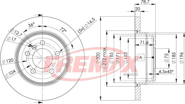 FREMAX BD-1970 - Discofreno autozon.pro