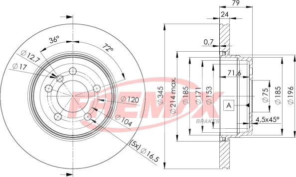 FREMAX BD-1971 - Discofreno autozon.pro