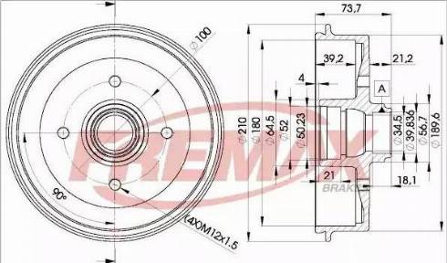 FREMAX BD-1511 - Tamburo freno autozon.pro