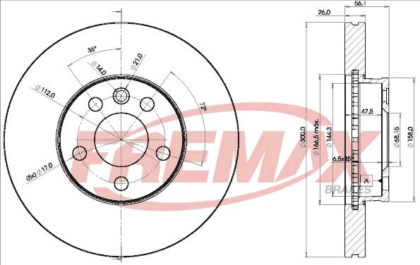 FREMAX BD-1531 - Discofreno autozon.pro