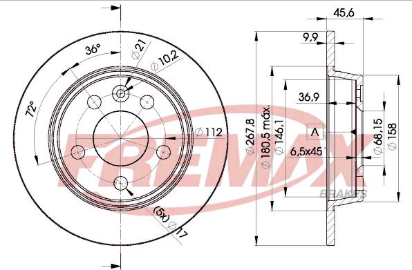 FREMAX BD-1094 - Discofreno autozon.pro