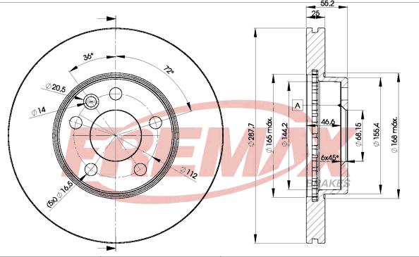 FREMAX BD-1093 - Discofreno autozon.pro