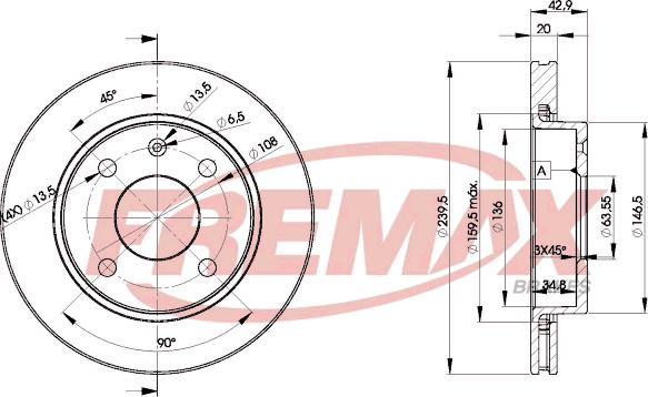 FREMAX BD-1064 - Discofreno autozon.pro