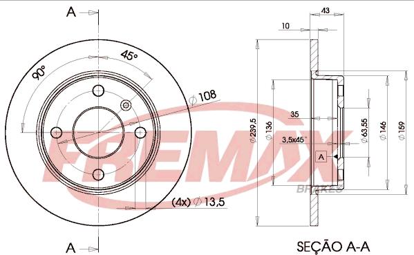 FREMAX BD-1062 - Discofreno autozon.pro