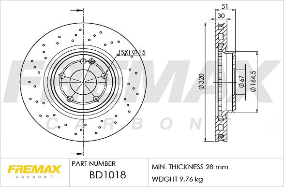 FREMAX BD-1018 - Discofreno autozon.pro