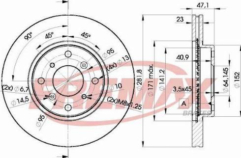 FREMAX BD-1104 - Discofreno autozon.pro